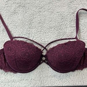 Pink Bra 34D Push Up Bra Date Push-Up